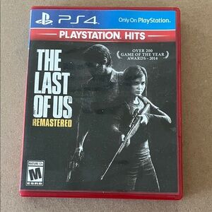 Sony PS4 The Last of Us Remastered - Red and Black